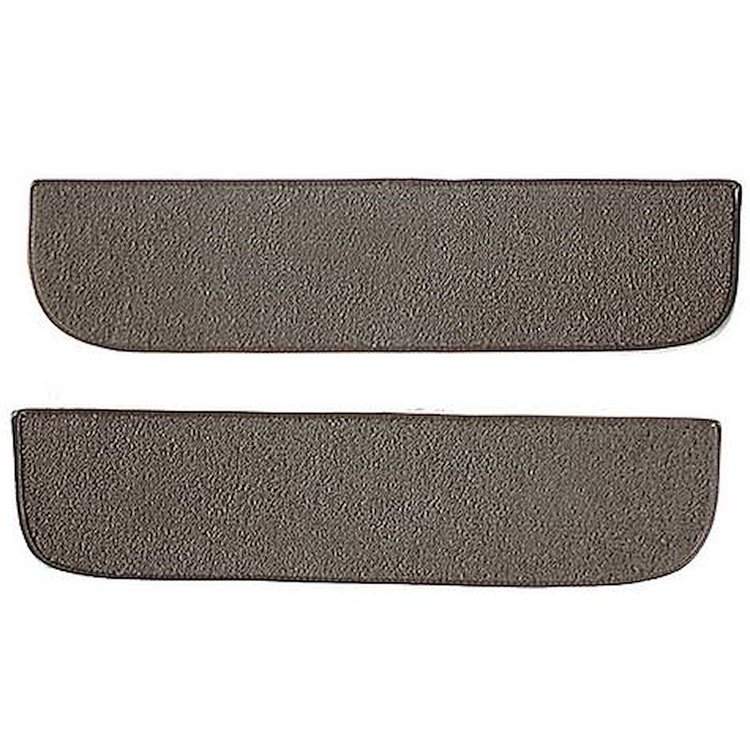 T1558744 1967-72 Chevrolet/GMC Truck; Carpet Door Panel Inserts; w/ Cardboard Backing; 2-Piece; Loop; Fawn Sandalwood