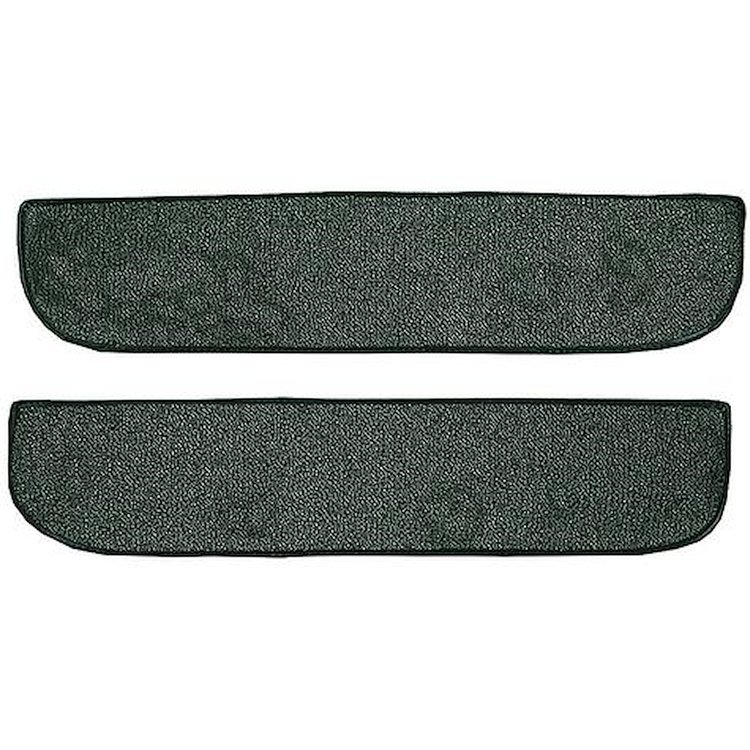 T1558913 1967-72 Chevrolet/GMC Truck; Carpet Door Panel Inserts; w/o Cardboard Backing; 2-Piece; Loop; Dark Green