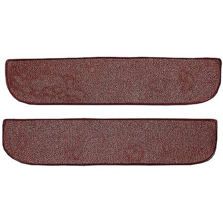 T1558915 1967-72 Chevrolet/GMC Truck; Carpet Door Panel Inserts; w/o Cardboard Backing; 2-Piece; Loop; Maroon