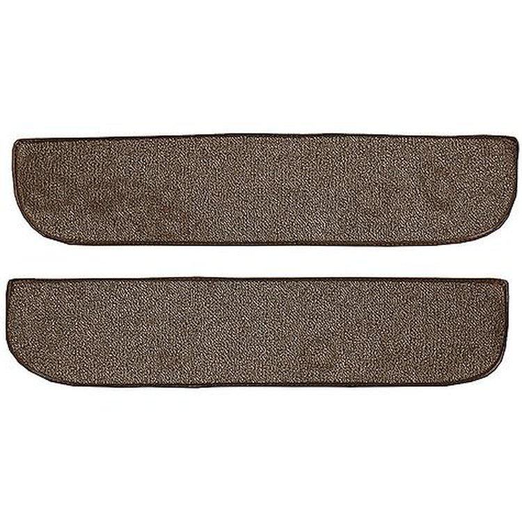 T1558918 1967-72 Chevrolet/GMC Truck; Carpet Door Panel Inserts; w/o Cardboard Backing; 2-Piece; Loop; Dark Saddle