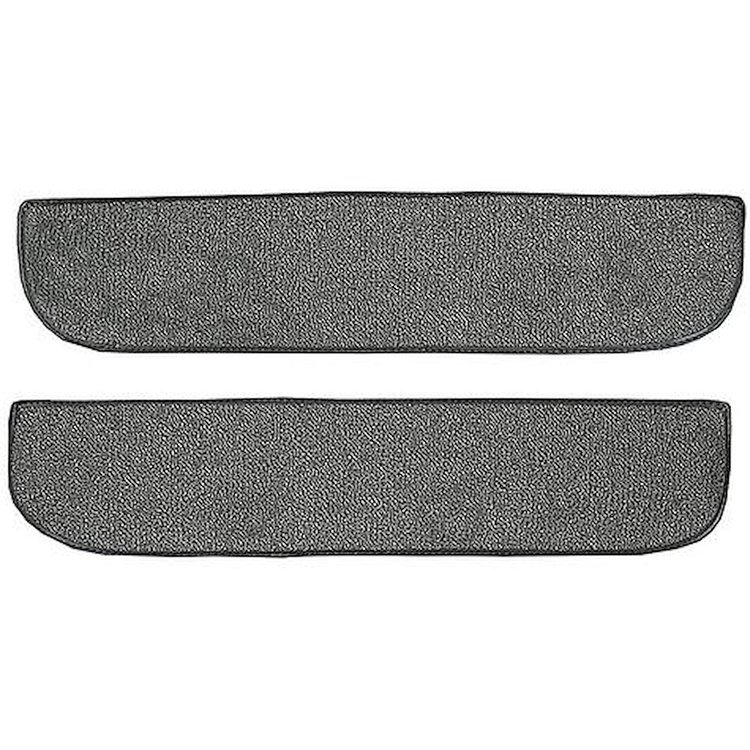 T1558935 1967-72 Chevrolet/GMC Truck; Carpet Door Panel Inserts; w/o Cardboard Backing; 2-Piece; Loop; Gunmetal Gray