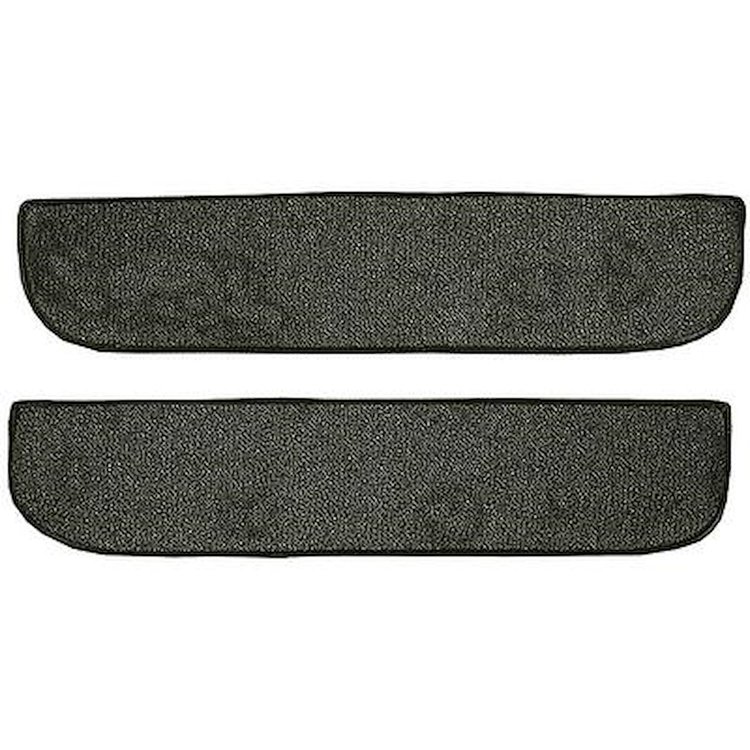 T1558938 1967-72 Chevrolet/GMC Truck; Carpet Door Panel Inserts; w/o Cardboard Backing; 2-Piece; Loop; Dark Olive Green