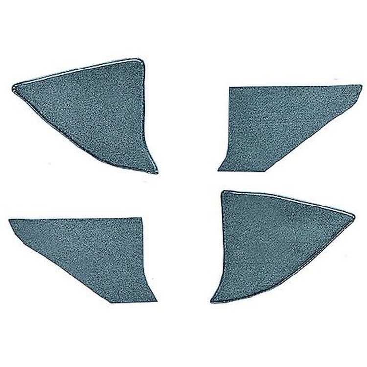 T1559084 1973-74 Blazer/Jimmy; Carpet Kick Panel Inserts; w/o Cardboard Backing; Loop; Medium Blue
