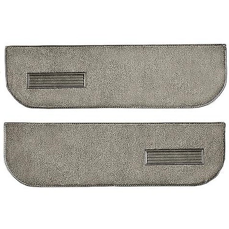 T1559867 1974-91 Blazer/Jimmy; Carpet Door Panel Inserts; w/ Cardboard Backing; w/ Vents; 2-Piece; Cutpile; Medium Doeskin