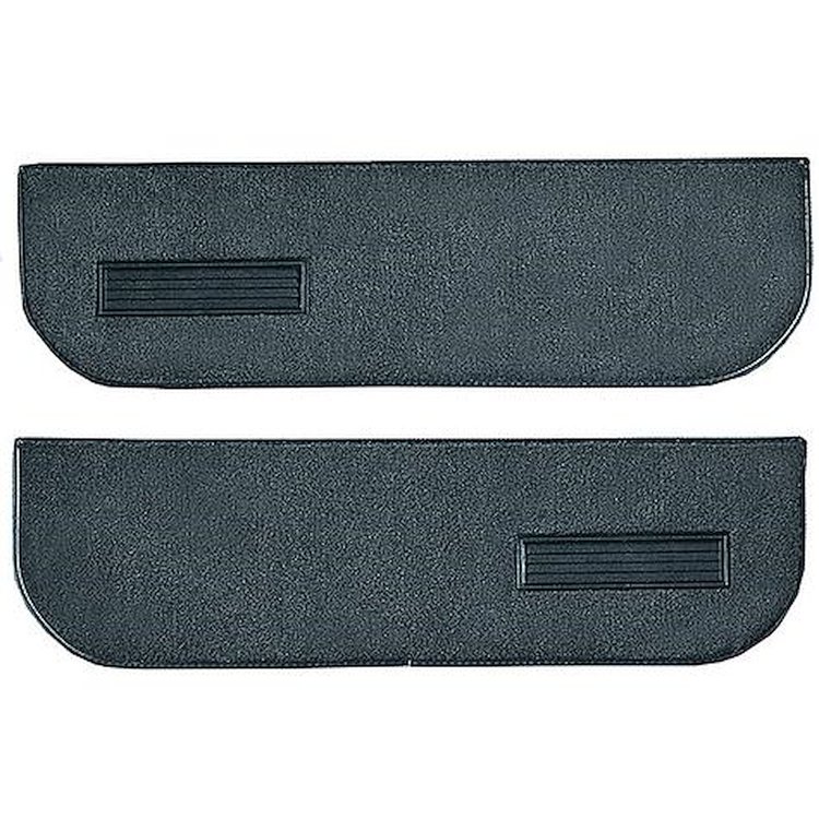 T1559876 1974-91 Blazer/Jimmy; Carpet Door Panel Inserts; w/ Cardboard Backing; w/ Vents; 2-Piece; Cutpile; Blue