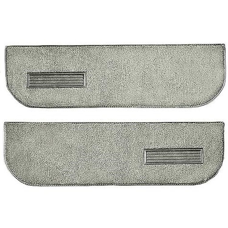 T1559892 1974-91 Blazer/Jimmy; Carpet Door Panel Inserts; w/ Cardboard Backing; w/ Vents; 2-Piece; Cutpile; Almond