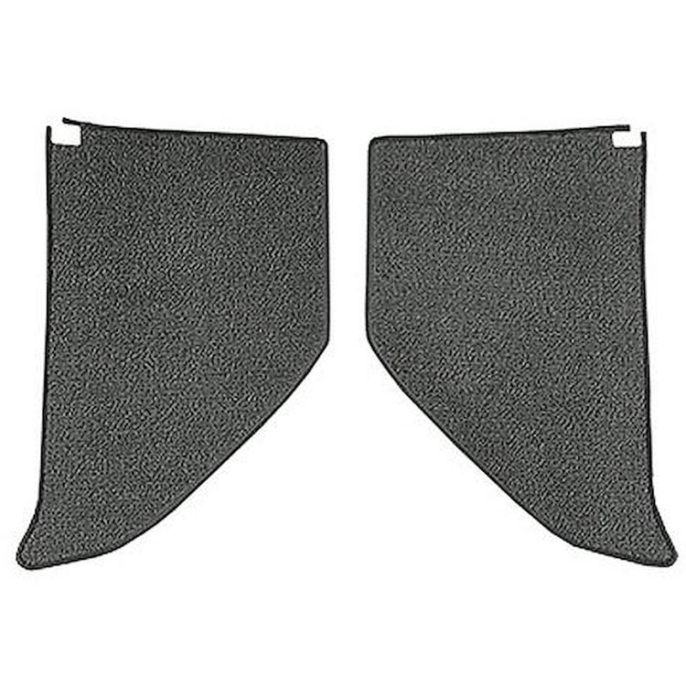 T1724435 1964-66 Chevrolet/GMC Truck; Carpet Kick Panel Inserts; w/o Cardboard Backing; Loop; Gunmetal Gray
