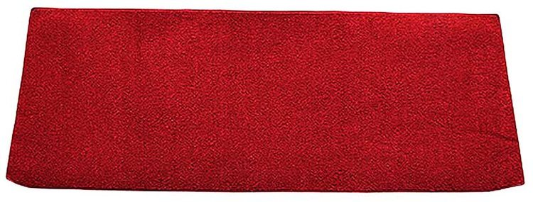 T1769002 1955-59 Chevrolet/GMC Truck; Rear Cab Wall Carpet Kit; Daytona; Red
