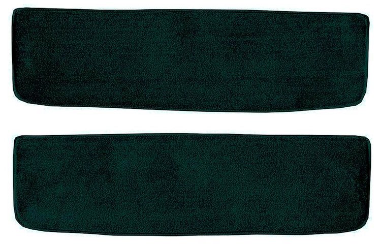 T1769113 1955-59 Chevrolet/GMC Truck; Carpet Door Panel Inserts; w/o Cardboard Backing; 2-Piece; Daytona; Dark Green