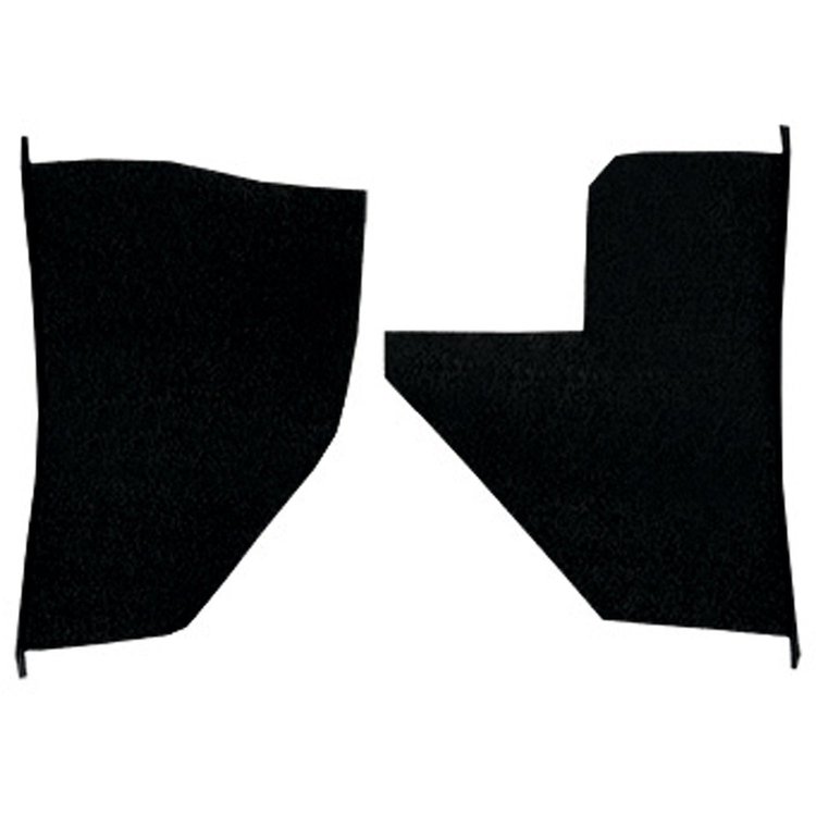 T1769201 1955-59 Chevrolet/GMC Truck; Carpet Kick Panel Inserts; w/o Cardboard Backing; Daytona; Black