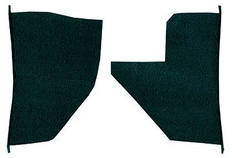 T1769213 1955-59 Chevrolet/GMC Truck; Carpet Kick Panel Inserts; w/o Cardboard Backing; Daytona; Dark Green