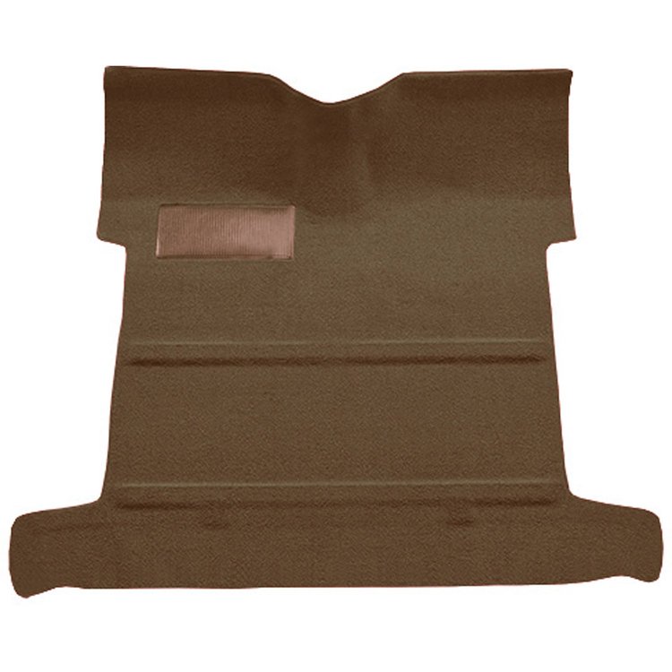 T2207617 1955-59 GM Pickup; Reg Cab; Molded Carpet Kit; Loop; Mass Back; w/o Holes; 4-Speed; High Hump; 2WD; Medium Saddle