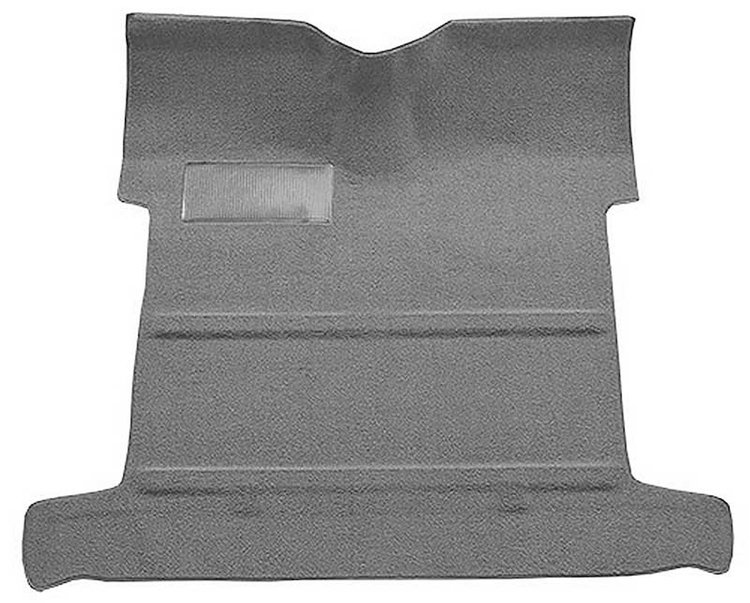 T2207635 1955-59 GM Pickup; Reg Cab; Molded Carpet Kit; Loop; Mass Back; w/o Holes; 4-Speed; High Hump; 2WD; Gunmetal Gray