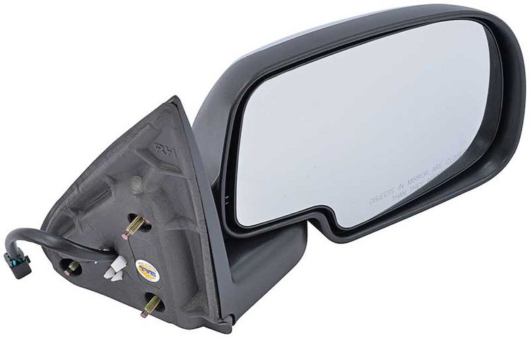T307030 1999-2002 Silverado, Sierra, SUV; Power Mirror; with Heat; Chrome Cover; RH Passenger Side