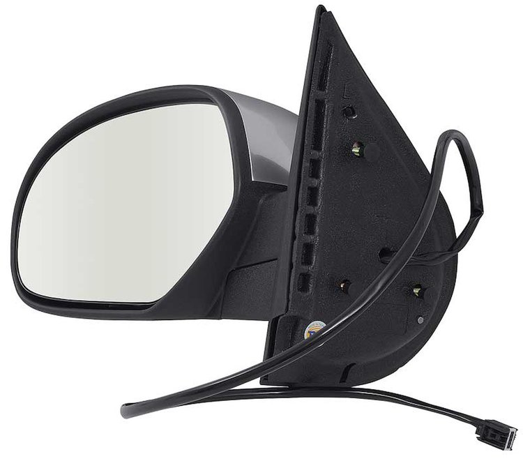 T307041 2007-2014 Chevrolet Suburban, Tahoe w/ Off-Road Package, Power Mirror, Satin Chrome, Heated, w/out Puddle Light, LH