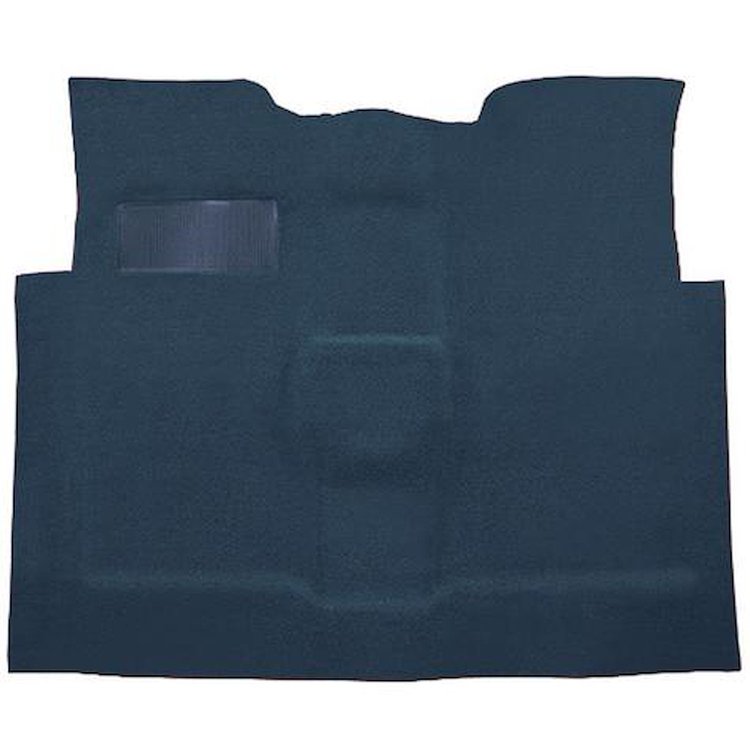 T3115141 1960-66 GM Pickup; Reg Cab; Molded Vinyl Flooring Kit; Column Shift; Auto/3-Speed; Low Hump; 2WD; Medium Blue