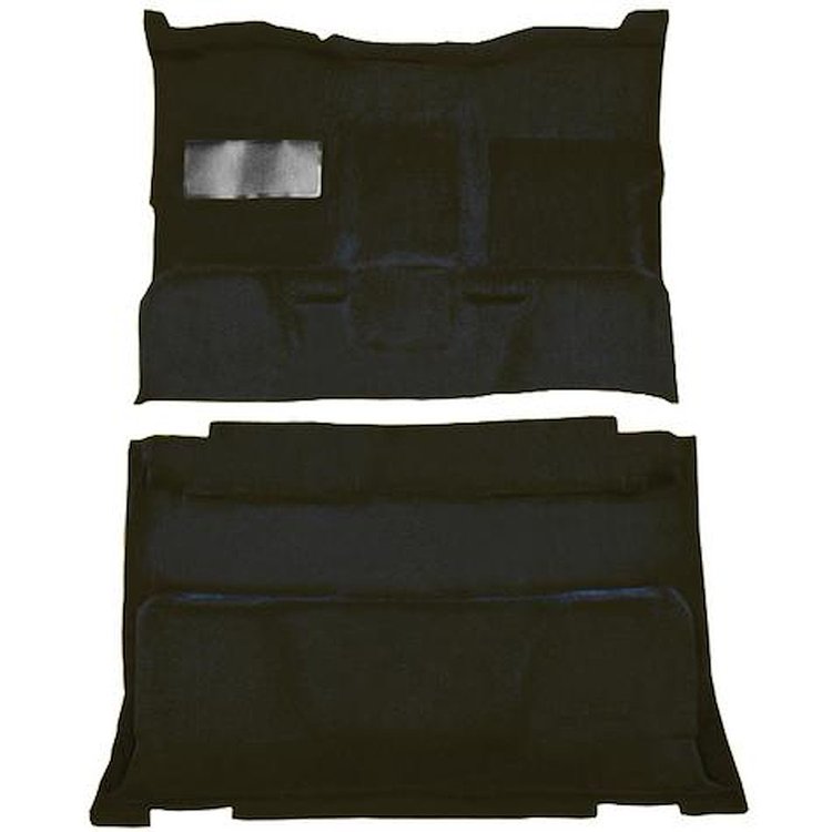 T3202301 1981-91 Chevrolet, GMC Pickup; Crew Cab; Molded Vinyl Flooring Kit; Vinyl; Standard Backing; Column Shift; Auto/Manual;