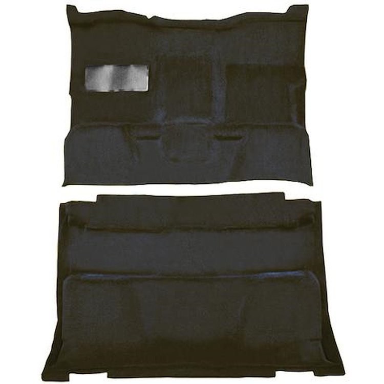 T3202325 1981-91 Chevrolet, GMC Pickup; Crew Cab; Molded Vinyl Flooring Kit; Vinyl; Standard Backing; Column Shift; Auto/Manual;