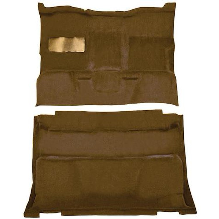 T3202328 1981-91 Chevrolet, GMC Pickup; Crew Cab; Molded Vinyl Flooring Kit; Vinyl; Standard Backing; Column Shift; Auto/Manual;