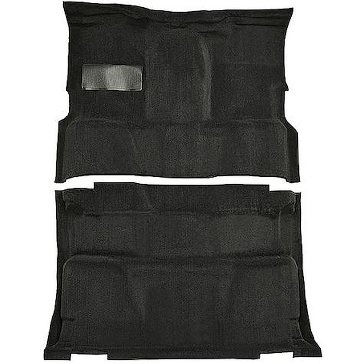 T3202401 1981-91 Chevrolet, GMC Pickup; Crew Cab; Molded Vinyl Flooring Kit; Vinyl; Standard Backing; Floor Shift; 4-Speed; 2WD;