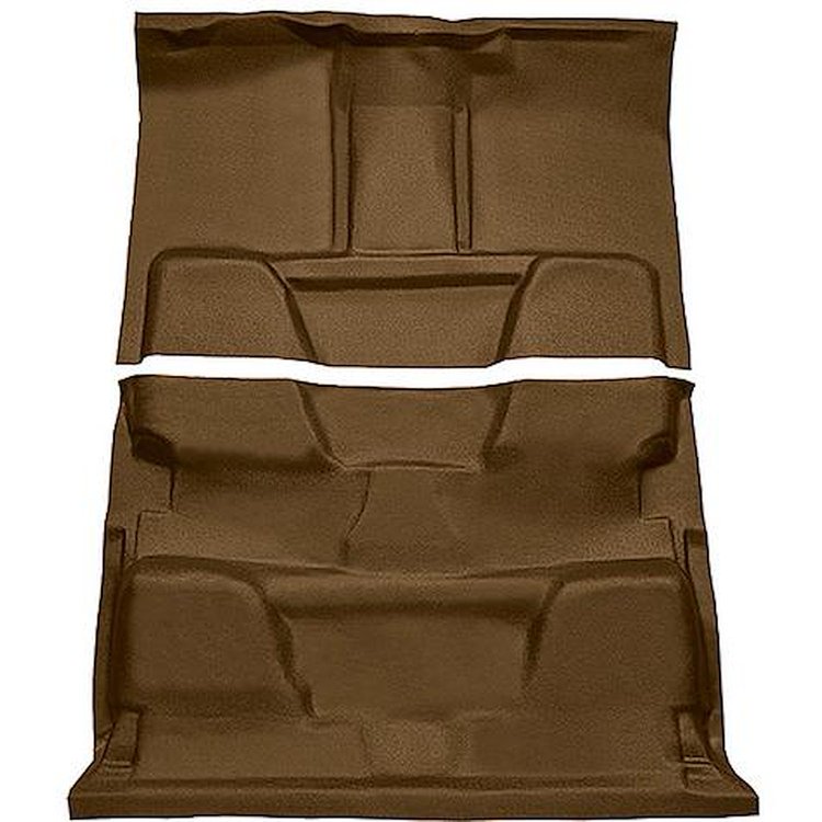 T3772728 1973-80 Chevrolet, GMC Pickup; Crew Cab; Molded Vinyl Flooring Kit; Vinyl; Standard Backing; Column Shift; Automatic or
