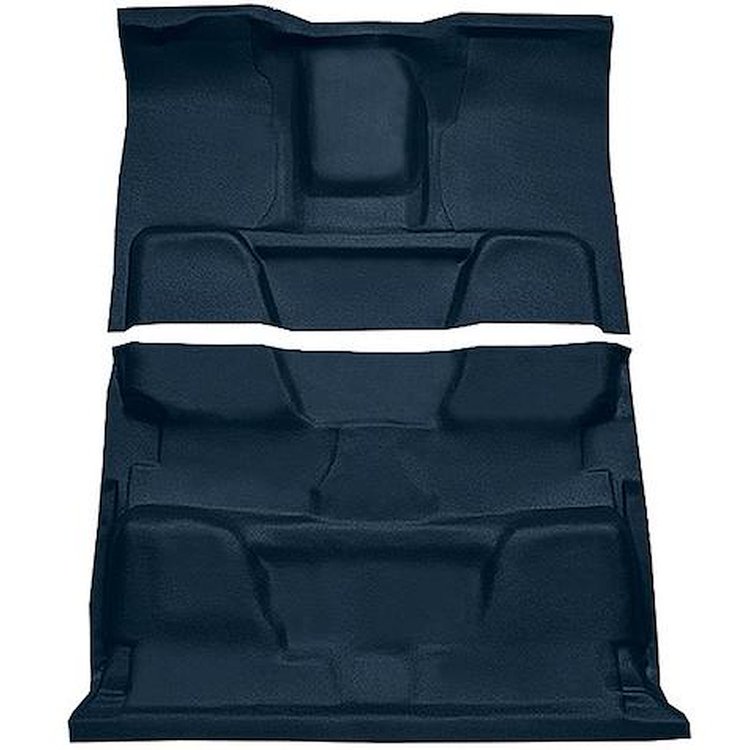 T3772841 1973-80 Chevrolet, GMC Pickup; Crew Cab; Molded Vinyl Flooring Kit; Vinyl; Standard Backing; Floor Shift; 4-Speed; 2WD;