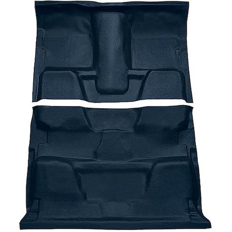 T3772941 1973-74 Chevrolet, GMC Pickup; Crew Cab; Molded Vinyl Flooring Kit; Vinyl; Standard Backing; Column & Floor Shift; 4-Sp