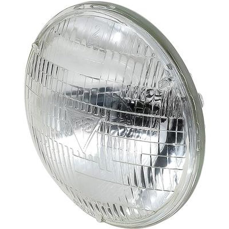 T3HBC1 1956-71 T T-3 Logo Headlamp Bulbs; 7 in. Diameter; LH and RH; Pair