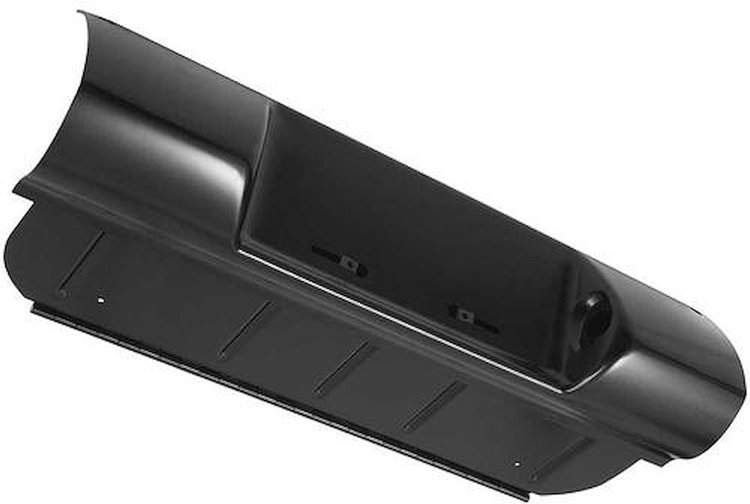 T5510 1955-58 Chevy Cameo, GMC Suburban Carrier Pickup; Rear Center Bumper; Steel; With Inner Pan and Spare Tire Carrier Hinge