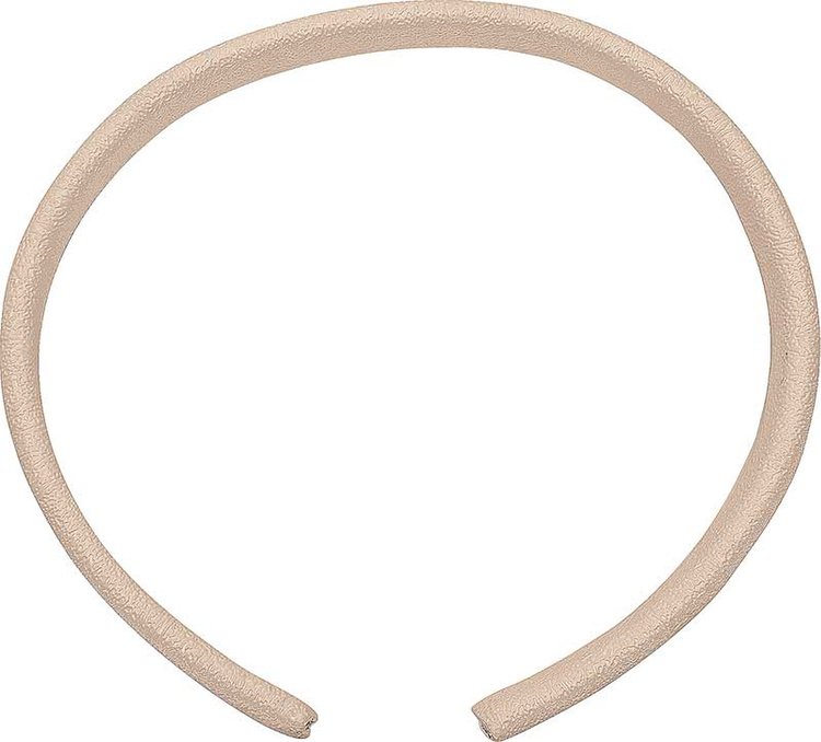 T5PARCH Door Jamb Vinyl Windlace; Tan, Beige, Dk Parchment; Snap On Double Lip Style; 20 Foot Length