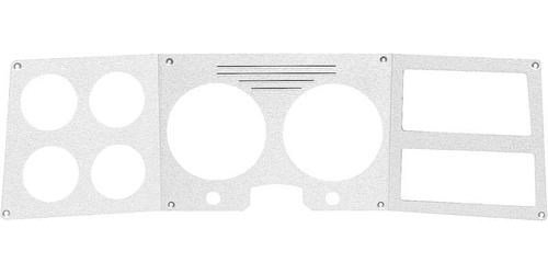 T6112 1973-77 Chevrolet, GMC Pickup, Blazer/Jimmy, Suburban; Dash Panel Overlay;with Brushed Finish; Billet Aluminum