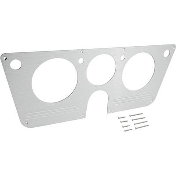 T6115 1969-72 Chevrolet, GMC Pickup, Blazer/Jimmy, Suburban; Billet Instrument Panel Overlay; 3 Gauge