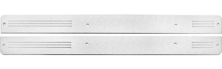 T6153 1981-87 Chevy, GMC Pickup, Blazer/Jimmy, Suburban; Billet Door Panel Inserts; For Models with Door Panel Straps; Pair