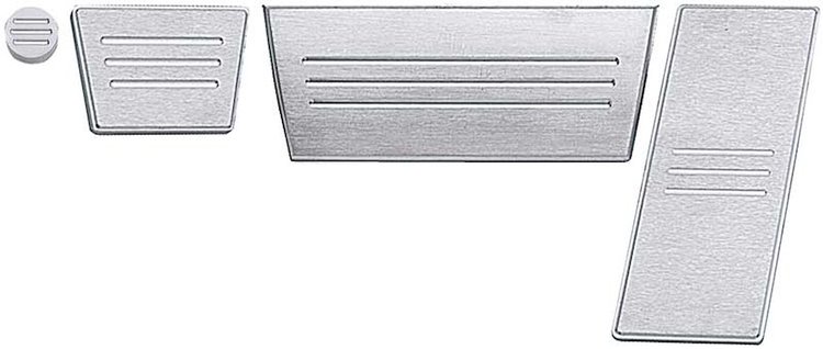 T6242 1973-83 Chevy, GMC Pickup, Blazer/Jimmy, Suburban; Billet Aluminum Pedal Set; with Auto Trans; 4 Piece Set