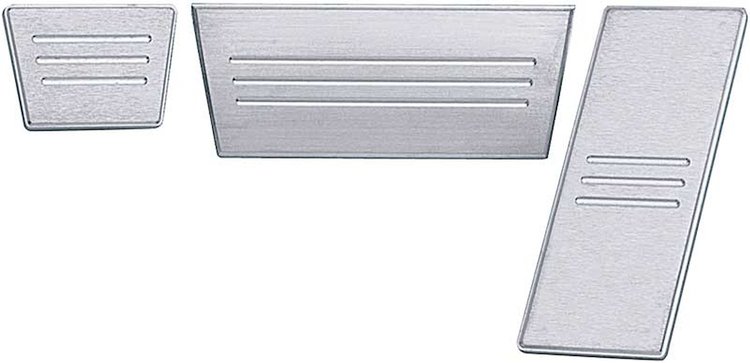 T6243 1984-96 Chevy, GMC C/K Pickup, Blazer/Jimmy, Suburban, Tahoe, Yukon; Billet Aluminum Pedal Set; with Auto Trans; 3 Piece S
