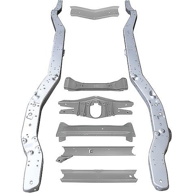 T677200 1967-72; Chevrolet/GMC C10; Frame Rebuild Starter Kit; 8-Pieces; With Factory Holes; OE Style