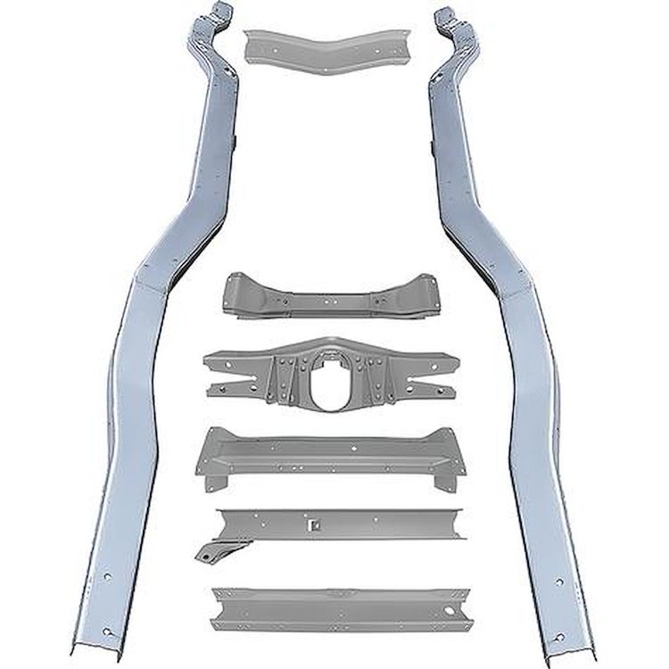 T677210 1967-72; Chevrolet/GMC C10; Frame Rebuild Starter Kit; 8-Pieces; Without Holes