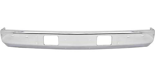 T70021 1988-02 Chevrolet, GMC Truck, Front Bumper, Chrome;w/ Impact Strip Holes, w/ Auxiliary Air Intake Openings