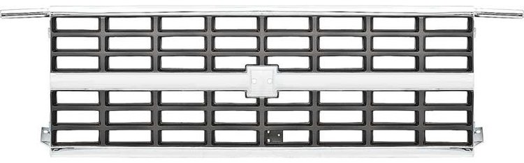 T70052 Front Grille 1989-91 Chevrolet Trucks, R/V