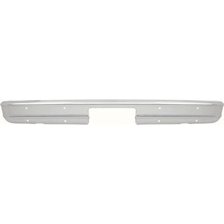 T70281B Rear Bumper; 1973-80 GM Fleetside, Suburban, Blazer, Jimmy; Chrome; w/o Impact Strip Holes; Premier Quality