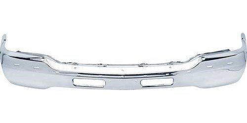 T70384 1999-02 GMC Sierra ; Front Bumper; Chrome; with Air Holes