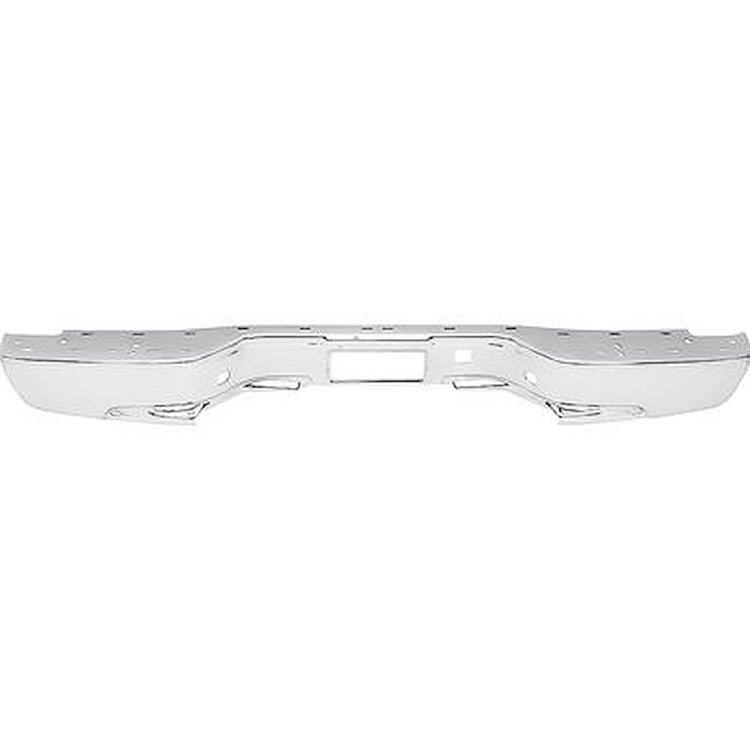 T70400 1999-06 Silverado, Sierra; Fleetside; Rear Step Bumper; Face Bar; Chrome