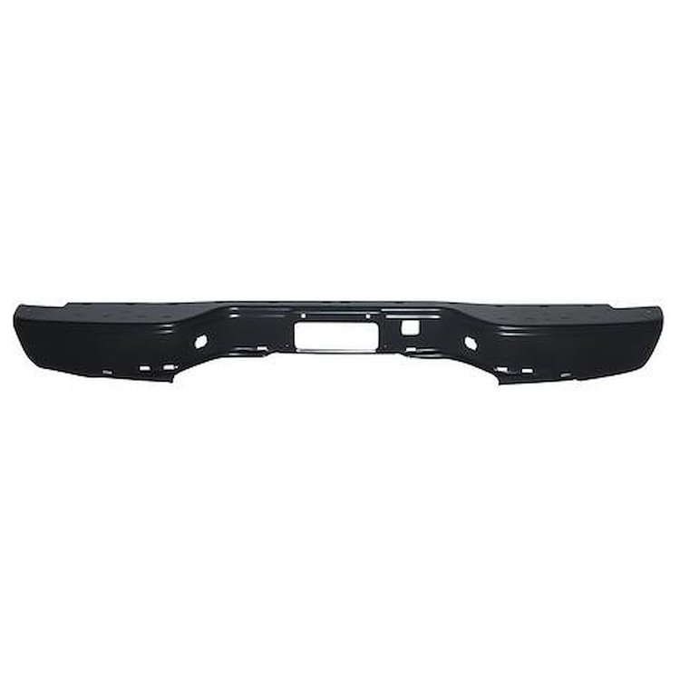T70400B Rear Step Bumper; 1999-06 Silverado, Sierra Fleetside; Face Bar; Black
