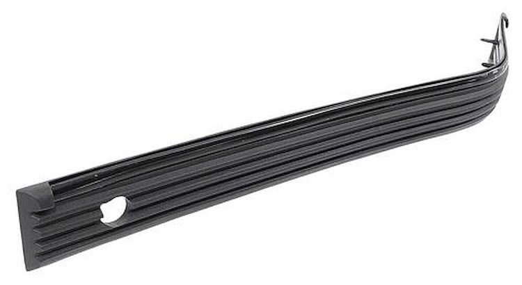 T70425 1988-02 Chevy, GMC Truck; Front Bumper Impact Strip; Black; LH Drivers Side