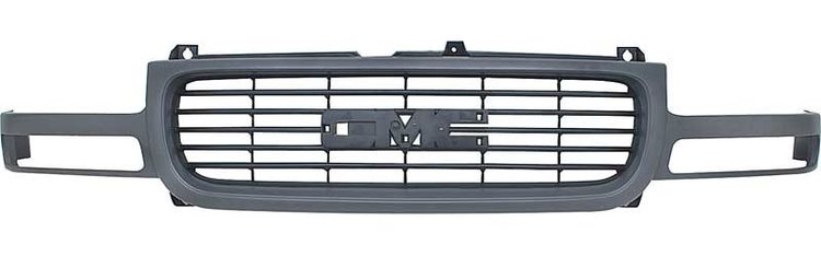 T70459 1999-02 GMC Sierra, Yukon; Front Grill; Dark Gray