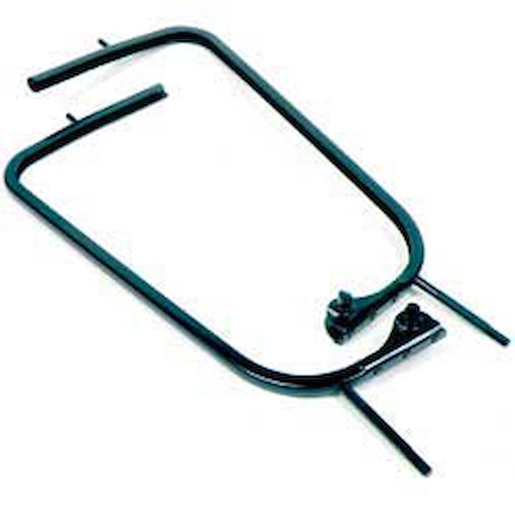 T70490 1955-59 Chevrolet, GMC Truck; Vent Window Glass Frames; Painted Black; LH and RH