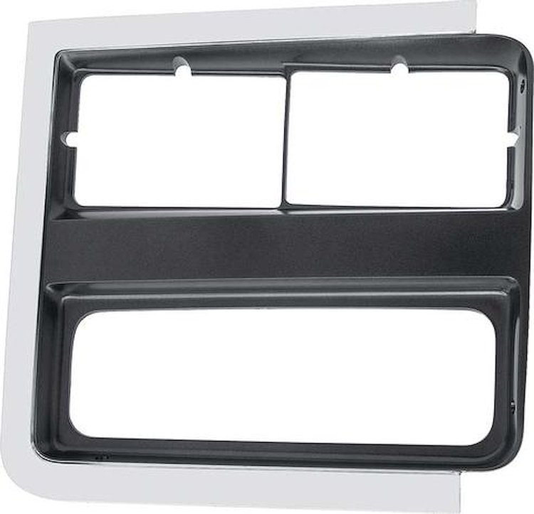 T70552 1989-91 GMC Pickup, Jimmy, Suburban; Headlamp Bezel; w/Dual Headlamps; Passenger Side