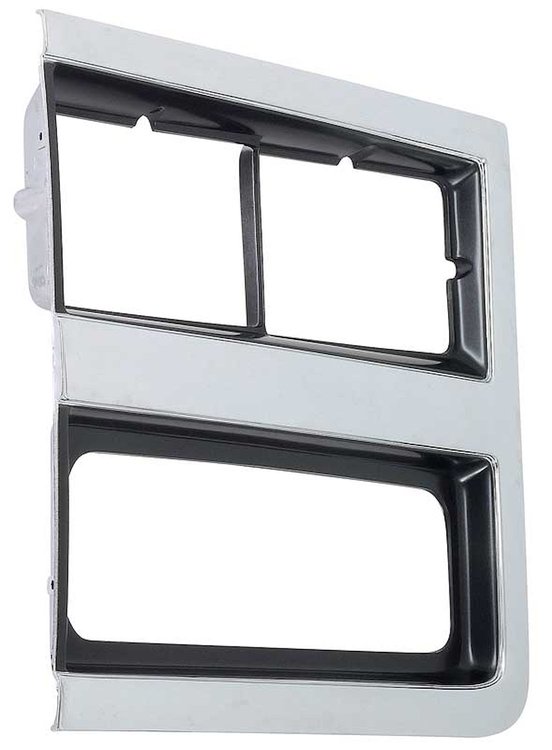 T70553 Headlamp Bezel 1989-91 Chevrolet Pickup, Blazer, Suburban R/V; w/Dual Headlamps; Drivers Side