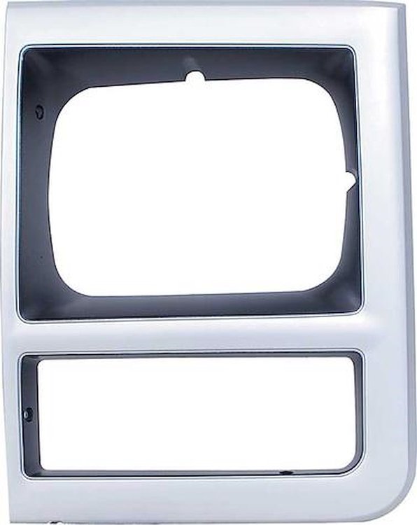T70557 1989-91 Chevrolet Pickup, Blazer, Suburban R/V ; Headlamp Bezel; w/Single Headlamp; Drivers Side