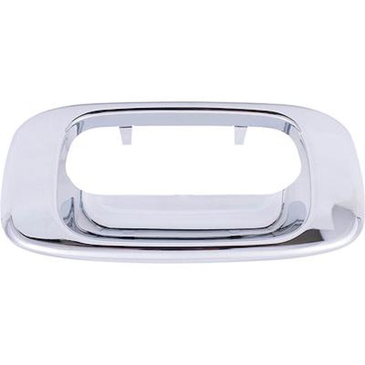 T70590C 1999-2007 Chevy, GMC; Silverado, Sierra Pickup; Tailgate Handle Bezel; Chrome